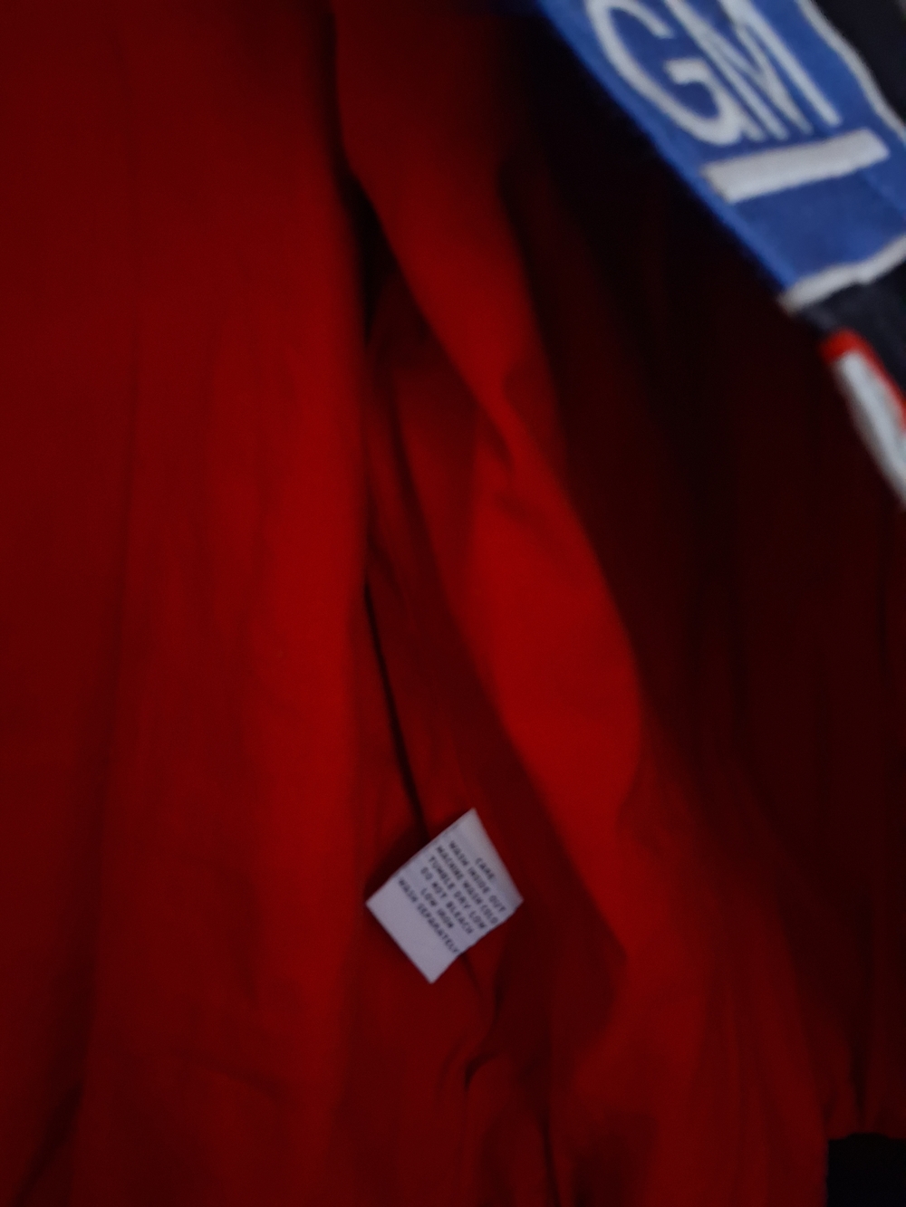 Chase Authentics Red & Black Logo Cotton Jacket - Picture 8 of 9